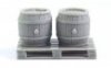 Matho Models 35014 Set of 2 Wooden Barrels and Wooden Pallet 1/35